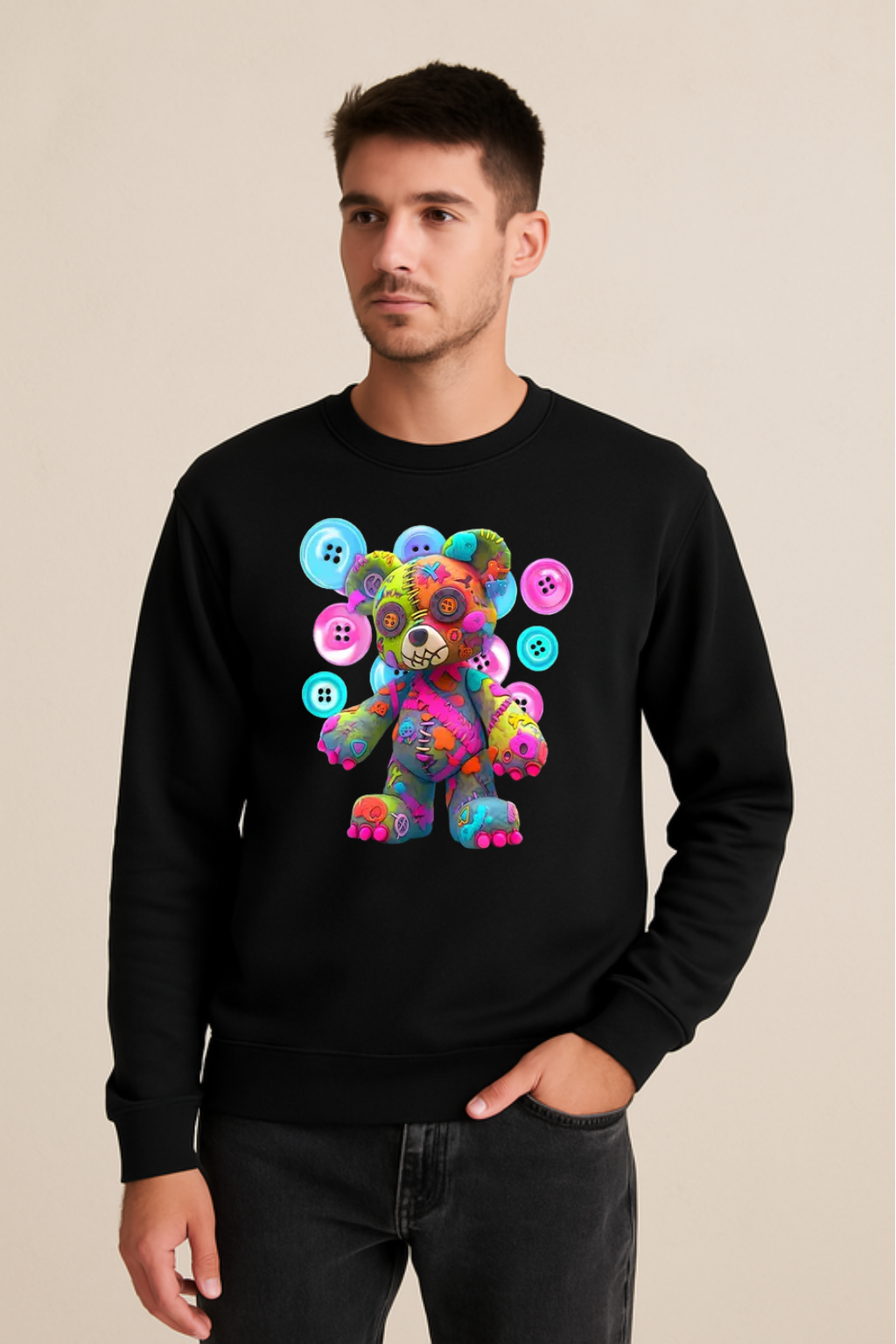 Crazy Teddy bear T-shirt/sweatshirt