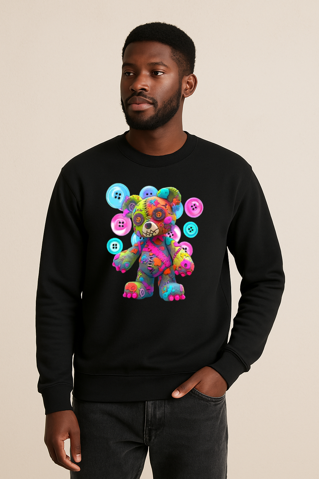 Crazy Teddy bear T-shirt/sweatshirt