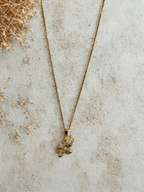 18K Gold Plated- Tarnish Resistance Cupid Pendant Necklace