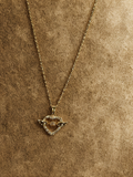 18K Gold Plated - Tarnish Resistance Heart Pendant Necklace