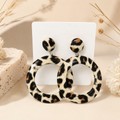Wild Luxe Leopard Statement Hoop Earrings