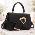 Golden Arc Handle Bag