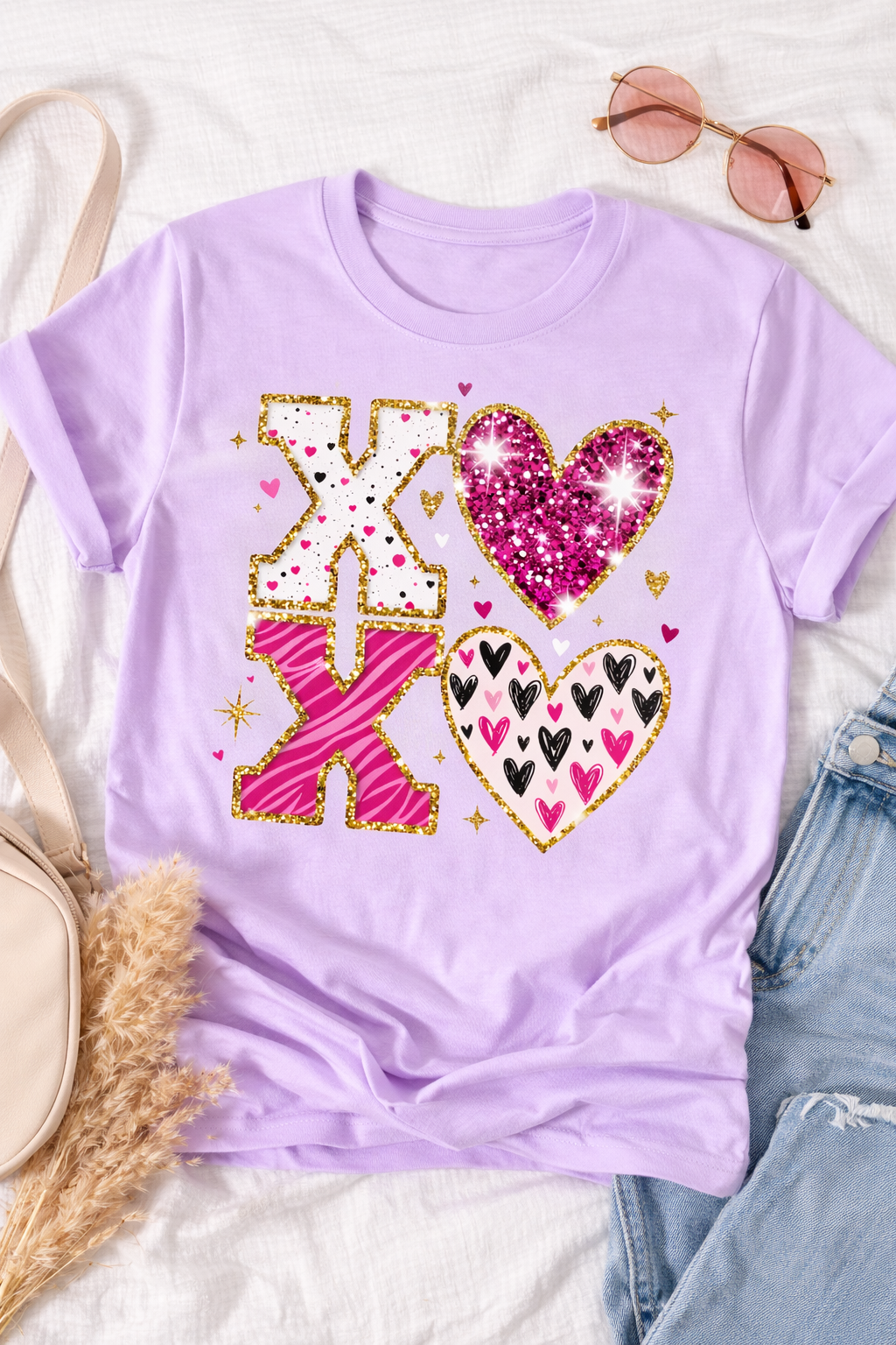 Lavender XOXO T-shirt