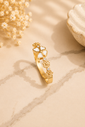 Lucky Clover Bloom braclet– 18K Gold Plated Stainless Steel | Tarnish Resistant