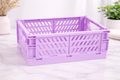 Foldable Storage Crate – Collapsible Plastic Organizer Bin for Home, Office & Car