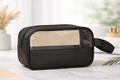 Clear Travel Makeup Bag with Handle – Waterproof Cosmetic Organizer Pouch