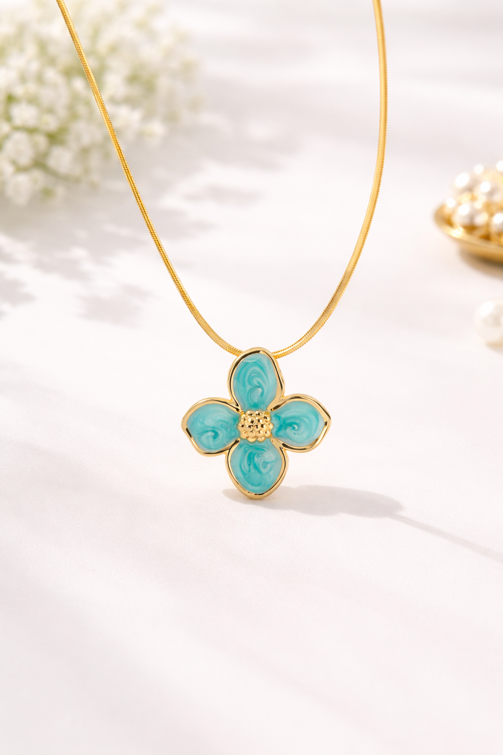 Delicate Bloom Petal Necklace!