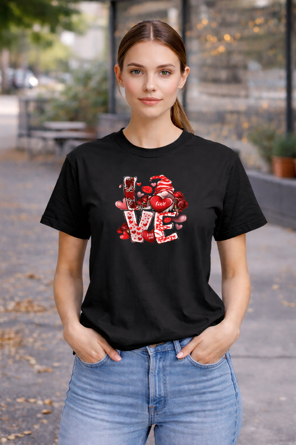 Heartfelt Love Graphic T-Shirt