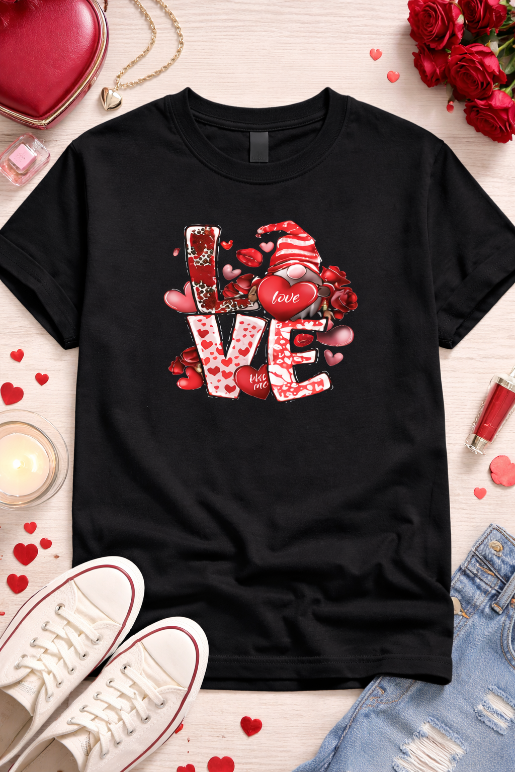 Heartfelt Love Graphic T-Shirt