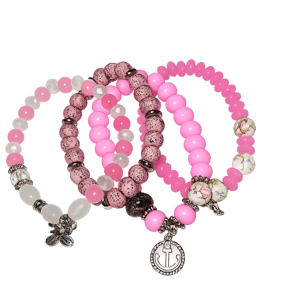 Coastal Charm Bracelet Stack Set
