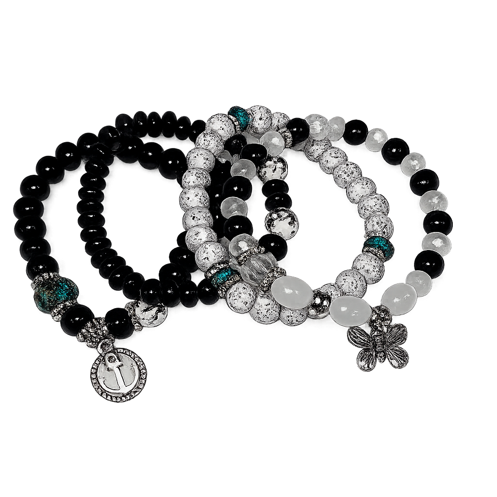 Coastal Charm Bracelet Stack Set