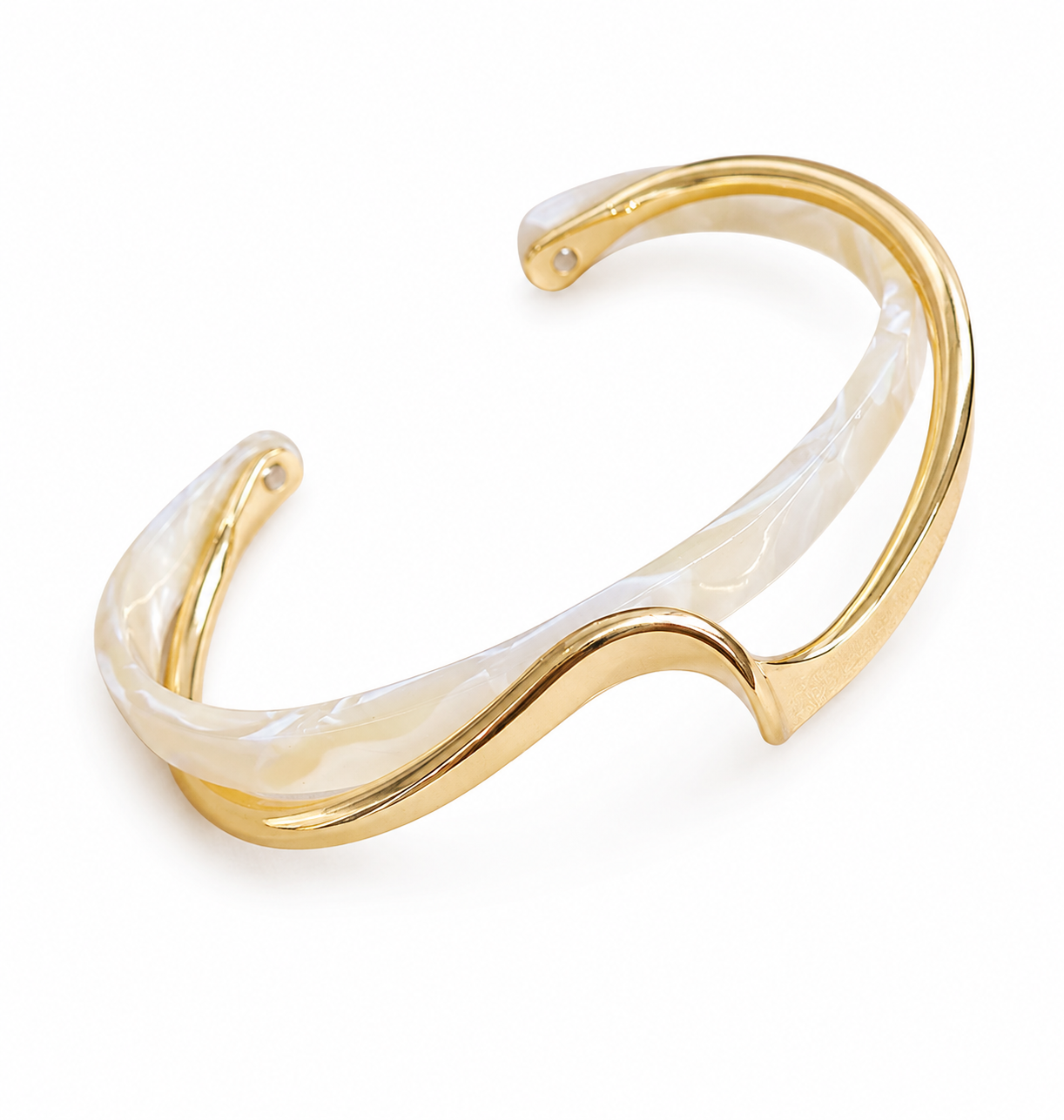 Wave Luxe Cuff Bracelet