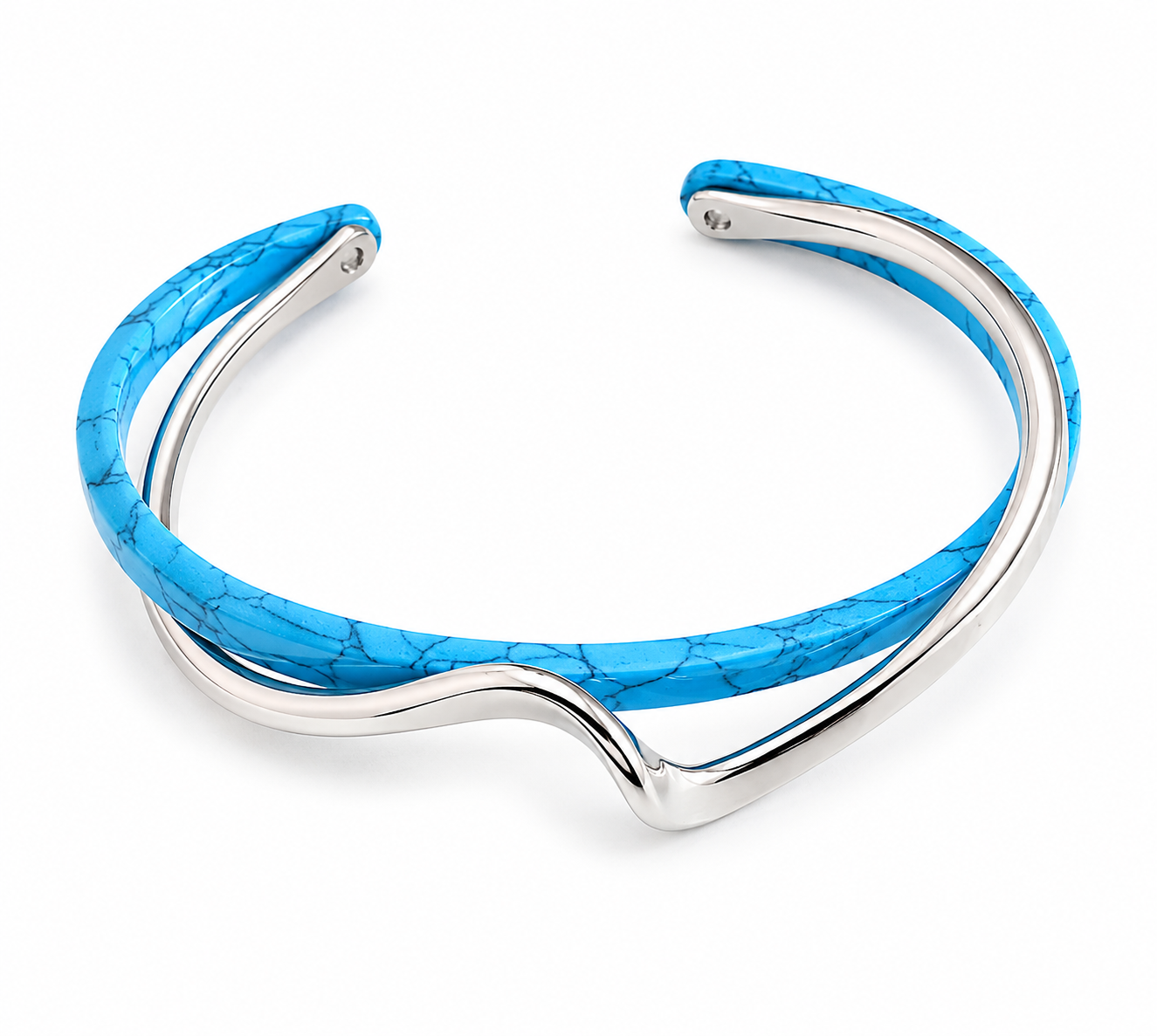 Wave Luxe Cuff Bracelet