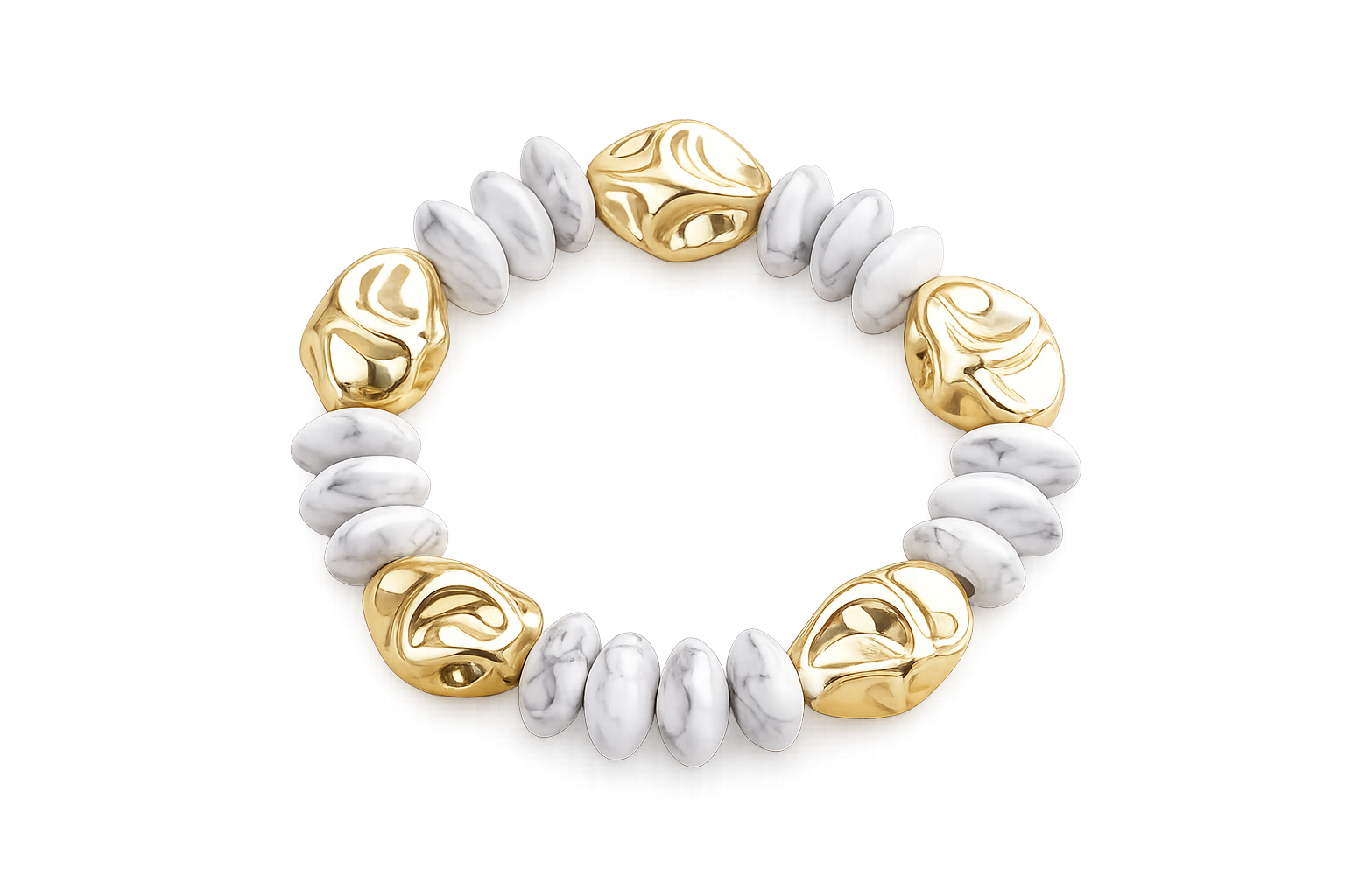 Golden Marble Elegance Bracelet(s) multiple colors