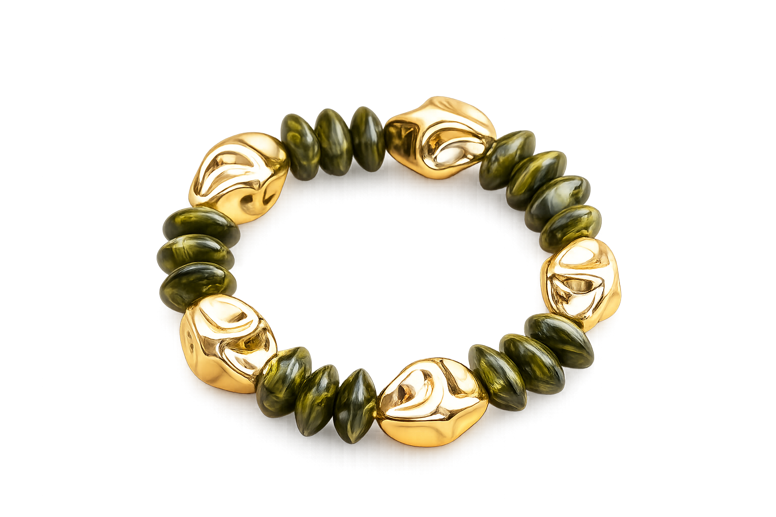 Golden Marble Elegance Bracelet(s) multiple colors