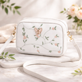 Floral Butterfly Crossbody Purse – Embroidered Mini Shoulder Bag | Cute Women's Handbag