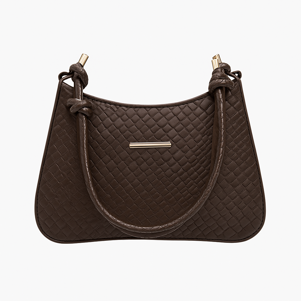 Knot-Handle Woven Mini Bag