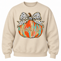 Thankful Pumpkin & Bow Fall Tee & Sweatshirt