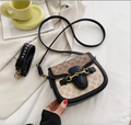 Elegant Designer PU Leather Flap Crossbody Purse