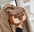 Elegant Designer PU Leather Flap Crossbody Purse
