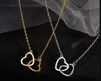 Double Heart Necklaces