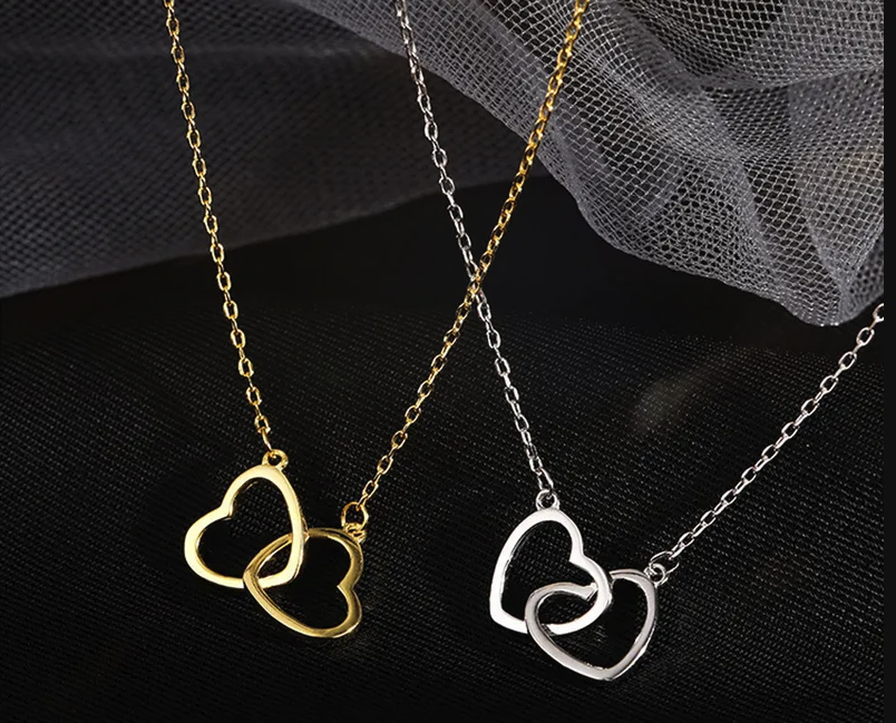 Double Heart Necklaces