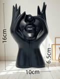 Modern Abstract Hands Face Vase