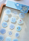 Vintage Wax Seal Stamp Set – Floral & Moon Designs | Envelope Sealing Kit | Scrapbooking & Gift Wrapping Wax Seals