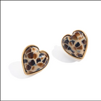 💕 ColorPop Acrylic Heart Stud Earrings