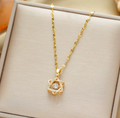 18K Gold Plated- Tarnish Resistance Star Pendant Necklace