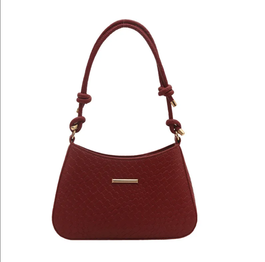 Knot-Handle Woven Mini Bag