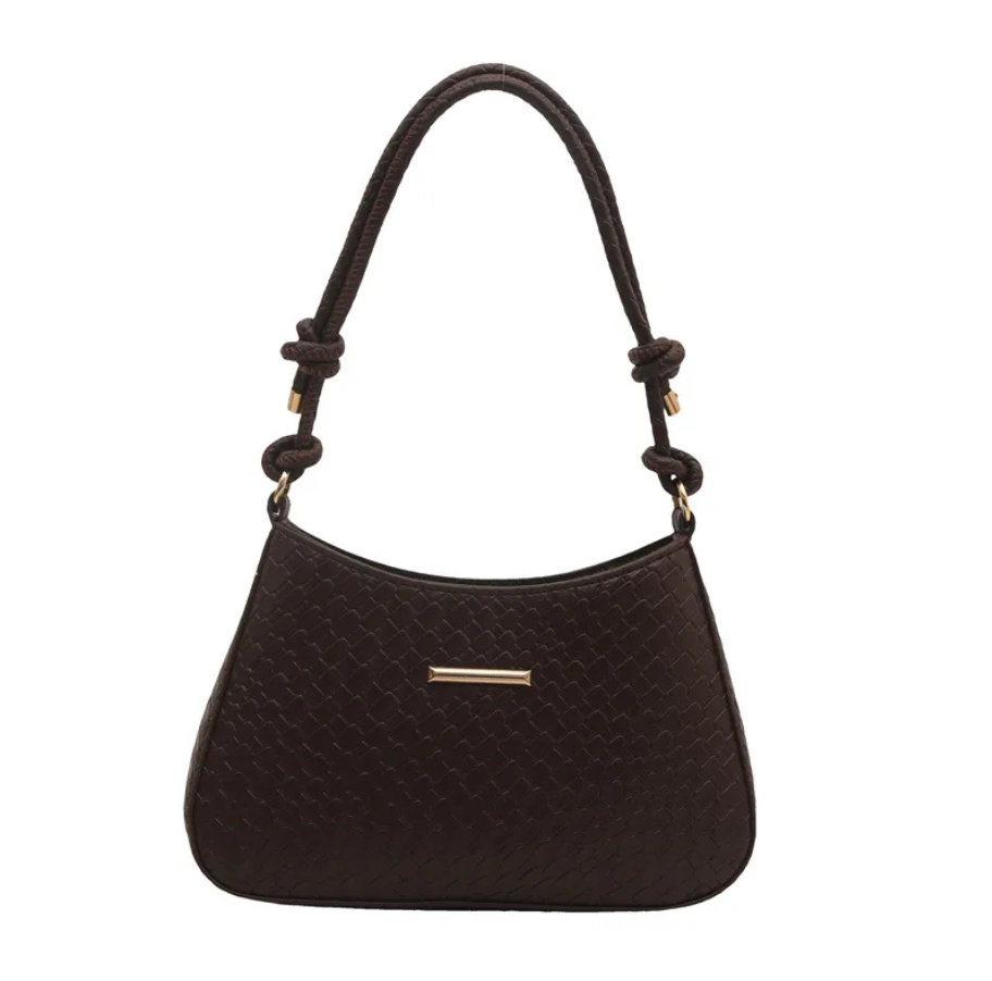 Knot-Handle Woven Mini Bag