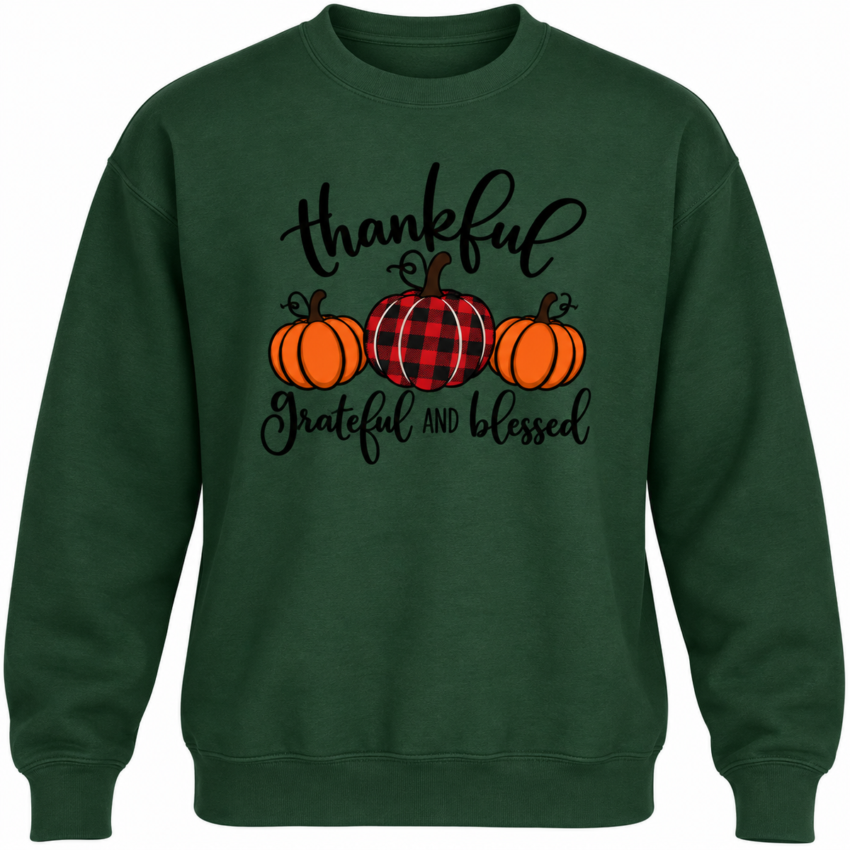 Thankful, Grateful & Blessed Fall Pumpkin T-Shirt/Sweatshirt