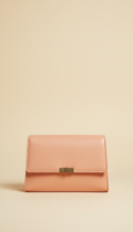 Peach Vegan Leather Purse